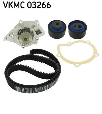 Pompe à eau + kit de courroie de distribution (Kit courroie de distribution) SKF ref. VKMC 03266